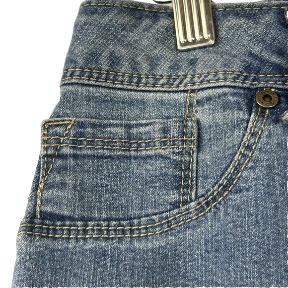 AS Denim Jeans Womens 10 Slim Faux Front Pockets Back Pockets Mid Rise - Picture 4 of 10